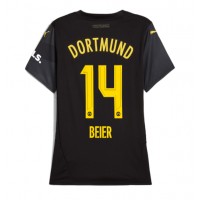 Dres Borussia Dortmund Maximilian Beier #14 Gostujuci za Žensko 2024-25 Kratak Rukav